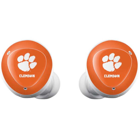 Clemson University Tiger Print Galaxy Buds Plus Skin