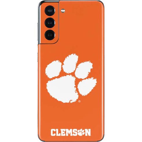 Clemson University Tiger Print Galaxy S21 5G Skin