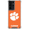 Clemson University Tiger Print Galaxy S21 Ultra 5G Clear Case