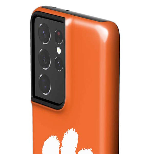 Clemson University Tiger Print Galaxy S21 Ultra 5G Pro Case