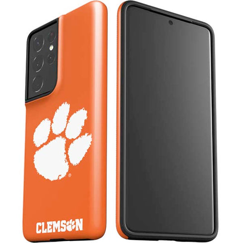 Clemson University Tiger Print Galaxy S21 Ultra 5G Pro Case