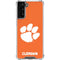 Clemson University Tiger Print Galaxy S22 Plus Clear Case
