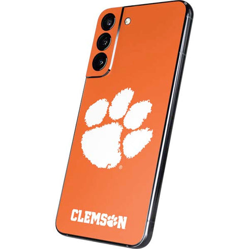 Clemson University Tiger Print Galaxy S22 Plus Skin