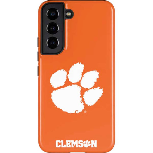 Clemson University Tiger Print Galaxy S22 Pro Case