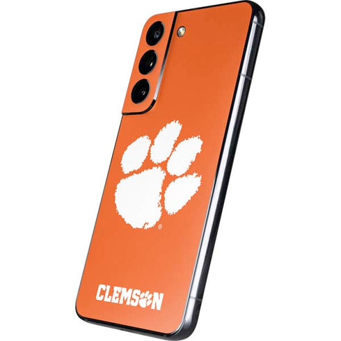 Clemson University Tiger Print Galaxy S22 Skin