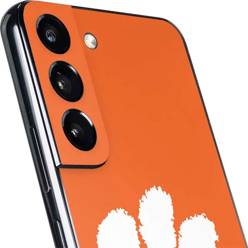 Clemson University Tiger Print Galaxy S22 Skin