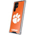 Clemson University Tiger Print Galaxy S22 Ultra Clear Case