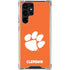 Clemson University Tiger Print Galaxy S23 Ultra Clear Case