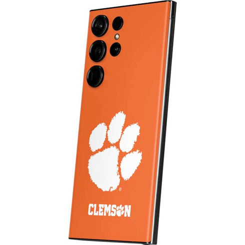 Clemson University Tiger Print Galaxy Skins