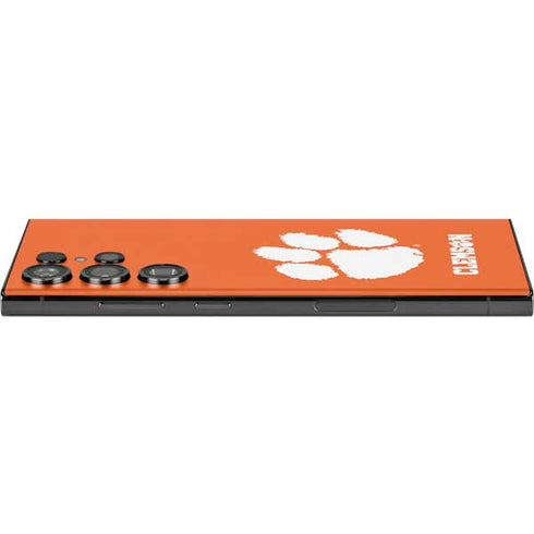 Clemson University Tiger Print Galaxy Skins