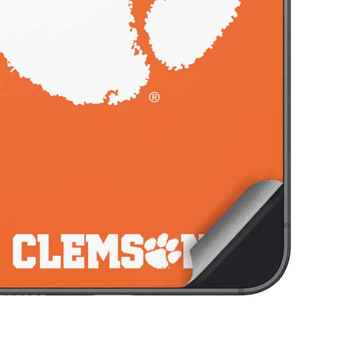 Clemson University Tiger Print Galaxy S24 Plus Skin