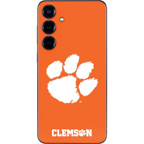 Clemson University Tiger Print Galaxy S24 Skin
