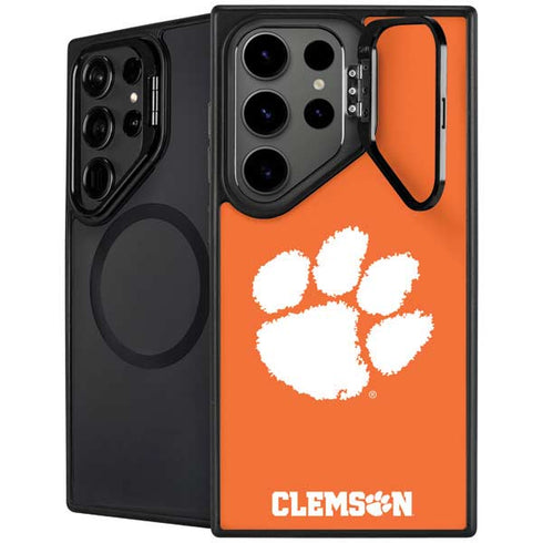 Clemson University Tiger Print Galaxy Cases