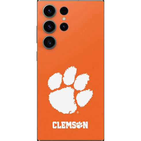 Clemson University Tiger Print Galaxy S25 Ultra Skin