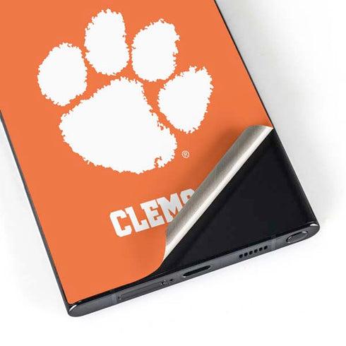 Clemson University Tiger Print Galaxy S25 Ultra Skin