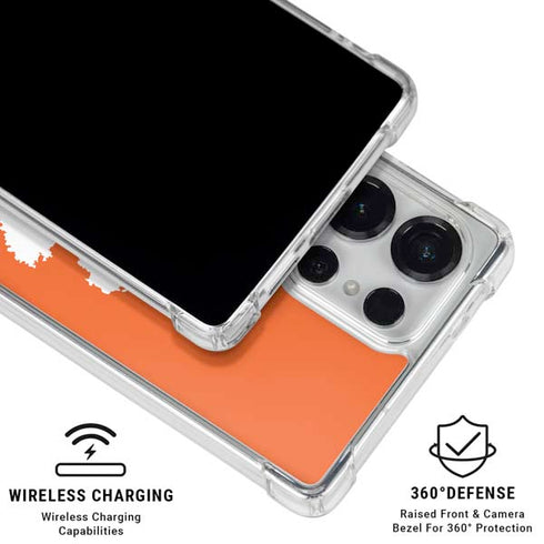 Clemson University Tiger Print Galaxy S25 Ultra Clear Case