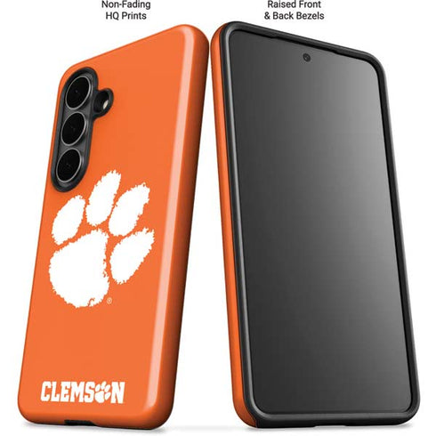 Clemson University Tiger Print Galaxy S26 Plus Impact Case
