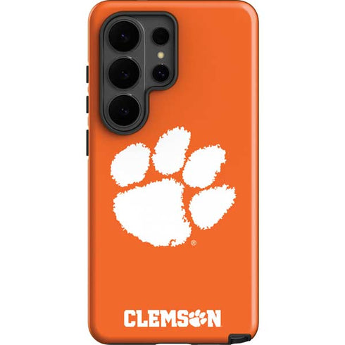 Clemson University Tiger Print Galaxy S26 Ultra Impact Case
