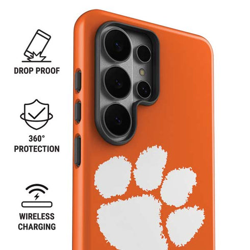 Clemson University Tiger Print Galaxy S26 Ultra Impact Case