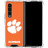 Clemson University Tiger Print Galaxy Z Fold4 5G Clear Case