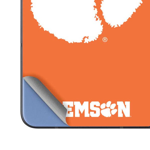 Clemson University Tiger Print Galaxy Z Fold5 5G Skin