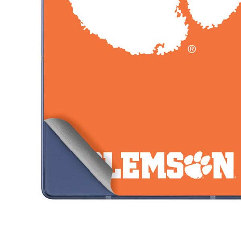 Clemson University Tiger Print Galaxy Z Fold6 Skin