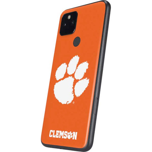 Clemson University Tiger Print Google Pixel 5a Skin