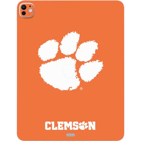 Clemson University Tiger Print iPad Pro 13in M4 (2024) Skin