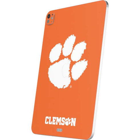 Clemson University Tiger Print iPad Pro 13in M4 (2024) Skin