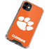 Clemson University Tiger Print iPhone 12 Clear Case