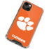 Clemson University Tiger Print iPhone 13 Mini Clear Case