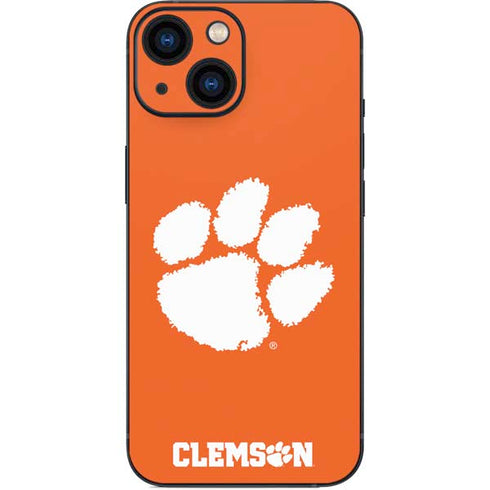 Clemson University Tiger Print iPhone 13 Mini Skin