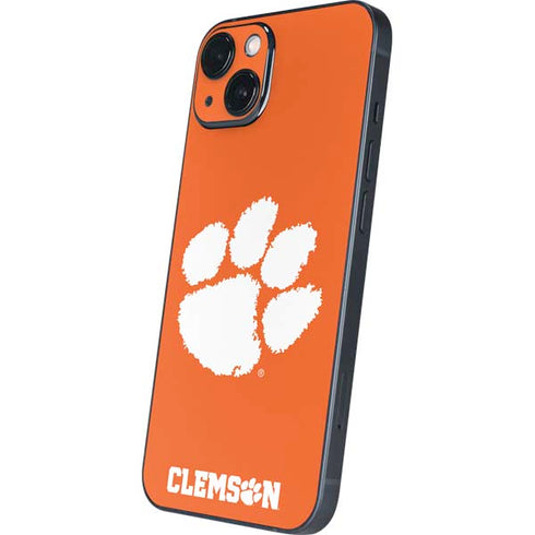 Clemson University Tiger Print iPhone 14 Skin