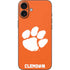 Clemson University Tiger Print iPhone 16 Plus Skin