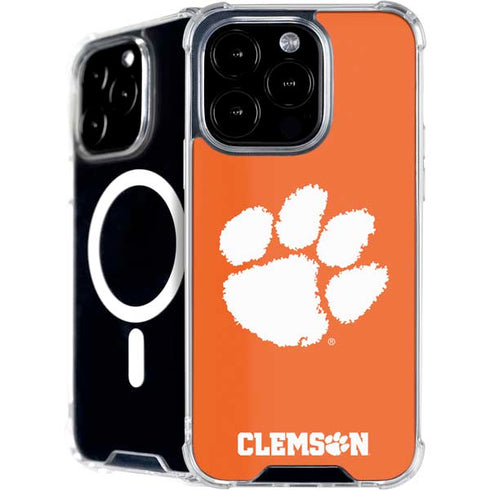 Clemson University Tiger Print iPhone 16 Pro Max MagSafe Case
