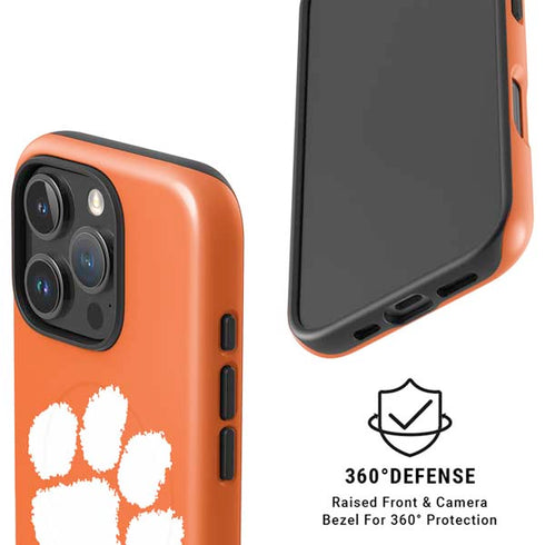 Clemson University Tiger Print iPhone 16 Pro Max Magsafe Impact Case