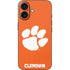 Clemson University Tiger Print iPhone 16 Skin