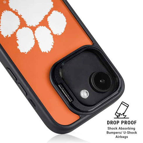 Clemson University Tiger Print iPhone 16e Kickstand Case