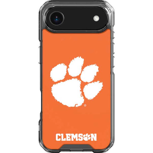 Clemson University Tiger Print iPhone 17 Air Clear Case
