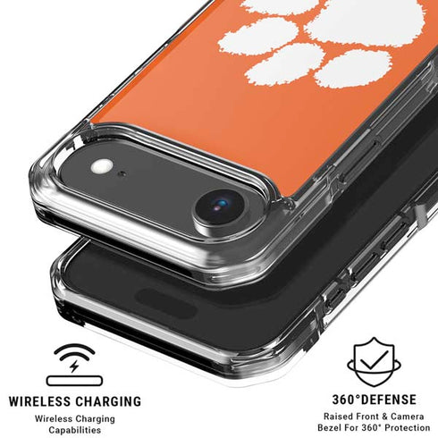 Clemson University Tiger Print iPhone 17 Air Clear Case
