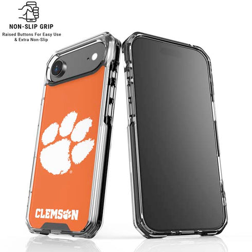 Clemson University Tiger Print iPhone 17 Air Clear Case