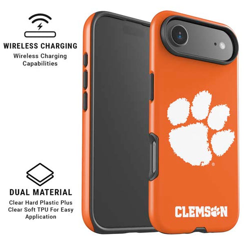 Clemson University Tiger Print iPhone 17 Air Magsafe Impact Case