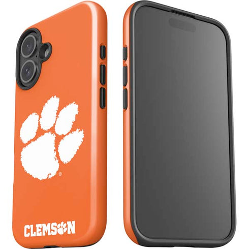 Clemson University Tiger Print iPhone 17 Impact Case