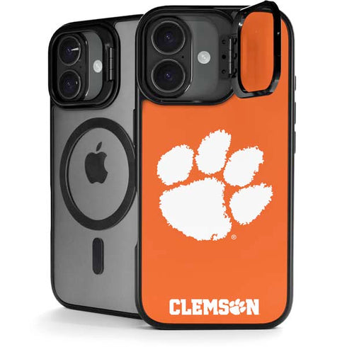 Clemson University Tiger Print iPhone 17 Kickstand Case