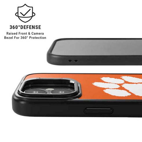 Clemson University Tiger Print iPhone 17 Kickstand Case