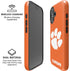 Clemson University Tiger Print iPhone 17 Magsafe Impact Case