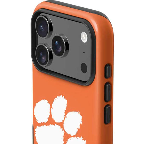 Clemson University Tiger Print iPhone 17 Pro Impact Case