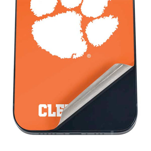 Clemson University Tiger Print iPhone 17 Skin