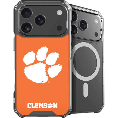 Clemson University Tiger Print iPhone 18 Pro MagSafe Case