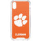 Clemson University Tiger Print iPhone XS Clear Case